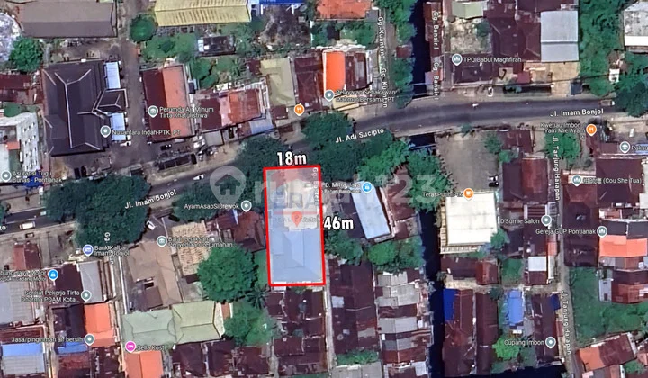 Tanah Pinggir Jalan Raya untuk Bangun Kantor dan Ruang Usaha di Imam Bonjol Tanah Pinggir Jalan Raya untuk Bangun Kantor dan Ruang Usaha di Imam Bonjol