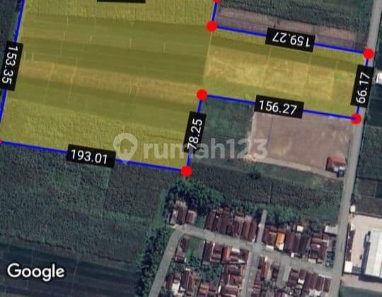 DIJUAL TANAH INDUSTRI JETIS MOJOKERTO ROW JALAN LEBAR