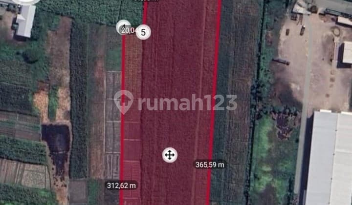 Lahan Industri nol Jalan Mojokerto dekat Tol