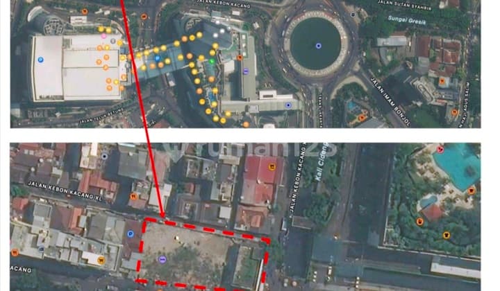 Dijual Tanah Premium 2.030m² Di Kebon Kacang Raya Jakarta Pusat