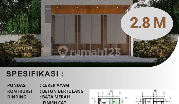 Dijual Rumah Brand New Minimalis Citra 3