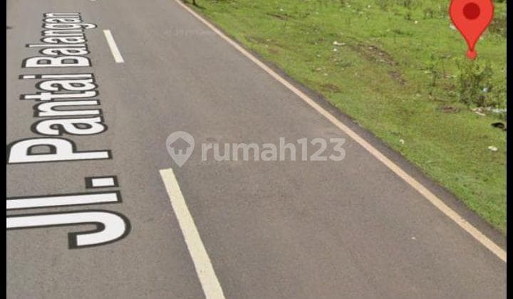 Di Jual Tanah Langka Dekat Pantai Balangan dan di Pinggir Jalan Raya Cocok untuk Usaha Restoran Cafe Villa Dll
