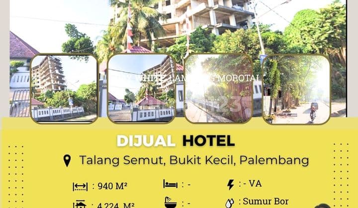di jual bangiunan dan tanah talang semut palembang