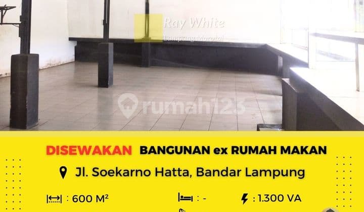 Disewakan Bangunan Ex Rumah Makan