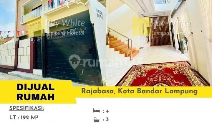 DIJUAL RUMAH BARU BANGUN DAN MEWAH DI JL.RADEN GUNAWAN KOTA BANDAR LAMPUNG