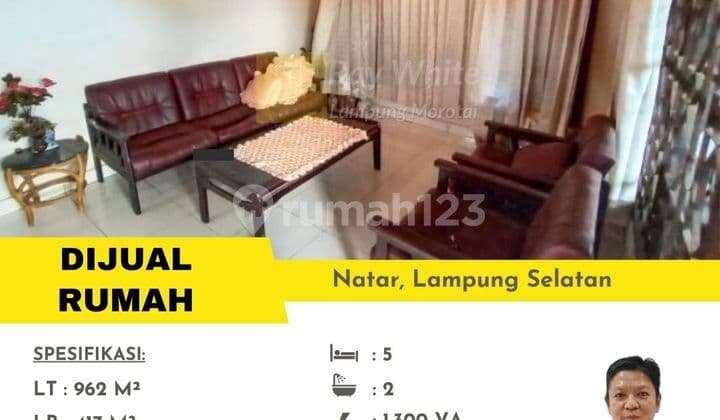 DIJUAL RUMAH BERHALAMAN LUAS DI NATAR