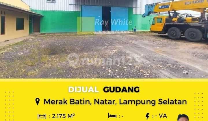DIJUAL TANAH BONUS GUDANG DI NATAR LAMPUNG SELATAN