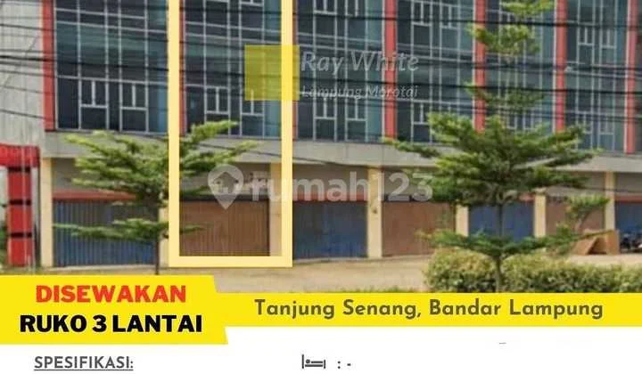 FOR RENT: 3-STORY SHOPHOUSE ON SOEKARNO HATTA BYPASS, LABUHAN DALAM FOR RENT: 3-STORY SHOPHOUSE ON SOEKARNO HATTA BYPASS, LABUHAN DALAM