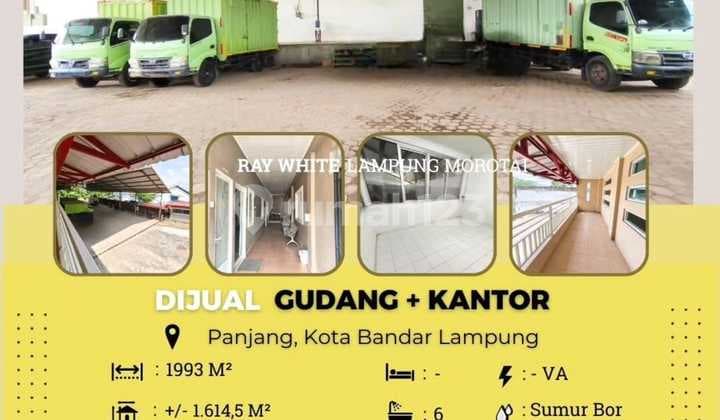 DIJUAL GUDANG DI PANJANG KOTA BANDAR LAMPUNG
