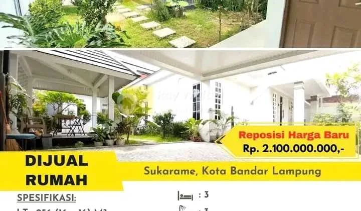DIJUAL RUMAH ASRI DI SUKARAME KOTA BANDAR LAMPUNG DIJUAL RUMAH ASRI DI SUKARAME KOTA BANDAR LAMPUNG