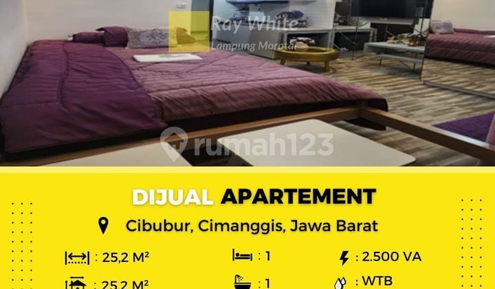 Apartement Studio Transpark Cibubur Tower Aurora Dijual Cepat