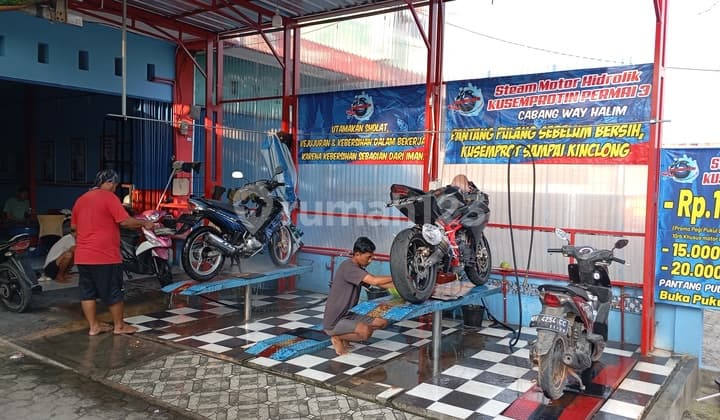 ruko usaha steam motor tanjung karang barat