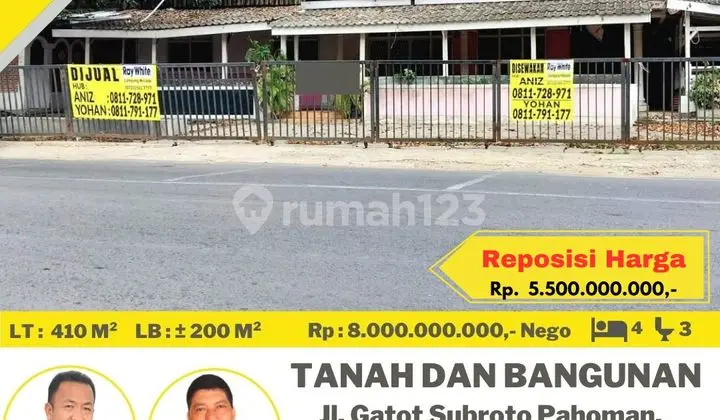 rumah murah pahoman tanjung karang pusat