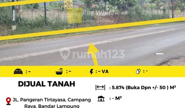 Tanah Murah Pinggir Jalan Tirtayasa
