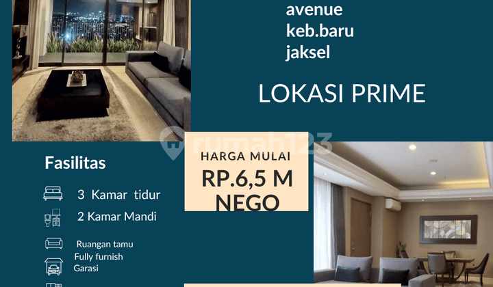 Di Jual Apartemen One Park Avenue Jaksel