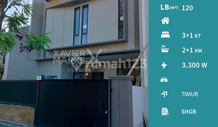 Rumah Baru 2 Lantai Modern Design di Sawojajar Malang