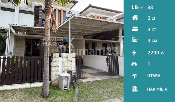 Rumah Furnish di Grand Permata Jingga Malang Dekat Exit Tol