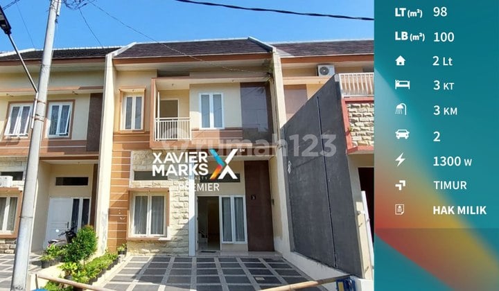Rumah 2 Lantai Bangunan Baru Minimalis di Cengger Ayam Malang