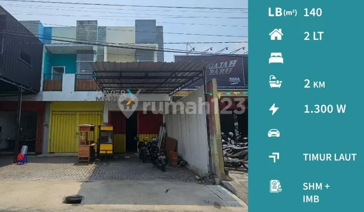 Ruko Selangkah Dari Exit Tol di Jl Danau Jonge Malang