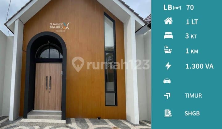 Rumah Modern Bangunan Baru di Greenland Tidar Malang