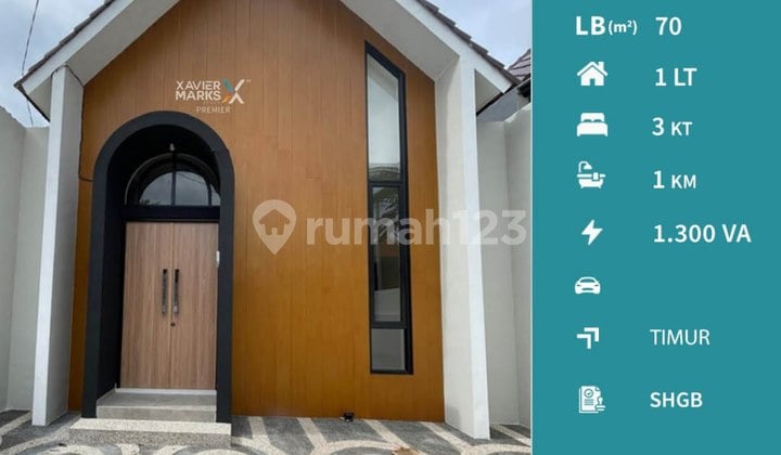 Rumah Modern Bangunan Baru di Greenland Tidar Malang