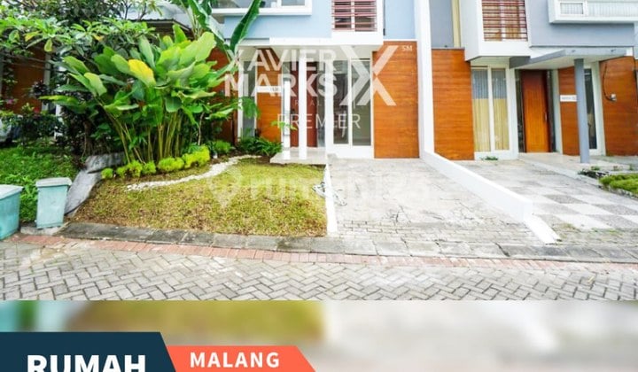 Rumah Semi Furnish View Pegunungan di The Oz Tidar Malang