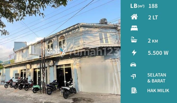 Ruko 2 Lantai Strategis Kawasan Ramai di Sawojajar Malang