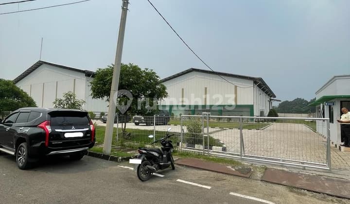 For Sale Factory & Land Plots in Kutruk Industrial Area, Jambe Subdistrict, Tangerang Regency, Banten Province.