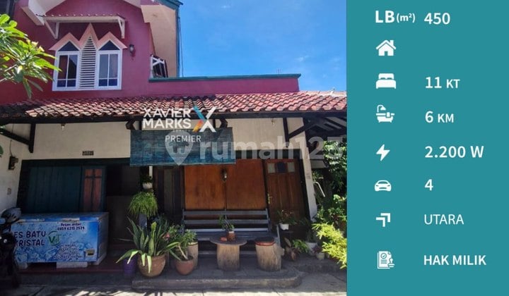 Rumah Kos + Ruang Usaha Area Suhat Dekat Kampus Brawijaya Malang