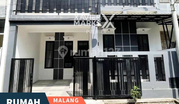 Rumah Semi Furnish Bangunan Baru di Pandanwangi Malang
