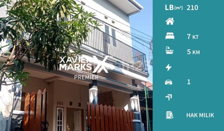 Rumah 2 Lantai Dekat Pintu Tol di Sawojajar Malang