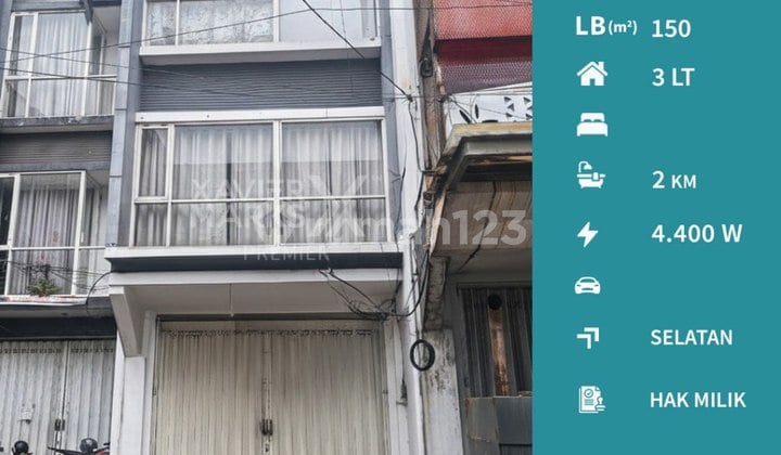 Ruko Pusat Kota Parkir Luas di Jl Borobudur Malang