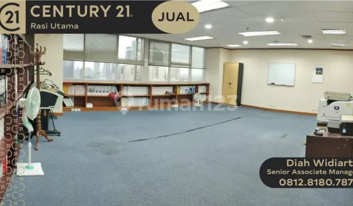 Dijual Office Space Siap Pakai Strategis di Karet Tengsin Jakarta Pusat