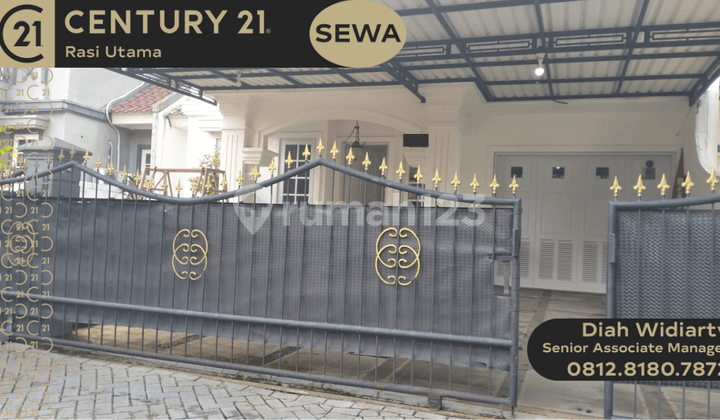 Disewakan Rumah 2 Lantai di Dalam Cluster Legenda Wisata Cibubur