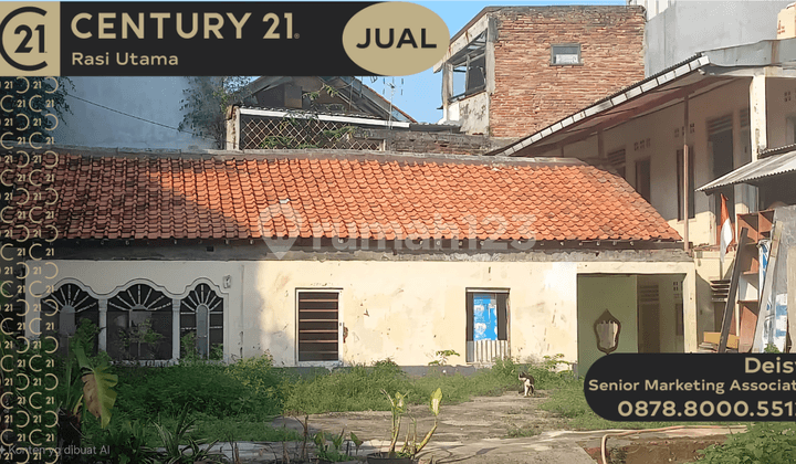 Land Calculation House on Jalan Salemba Tengah, Central Jakarta