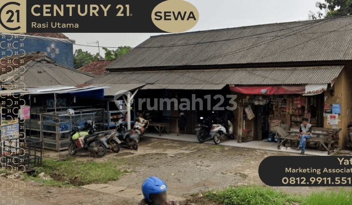 LAND CALCULATION HOUSE STRATEGIC LOCATION ON JONGGOL MAIN ROAD BOGOR