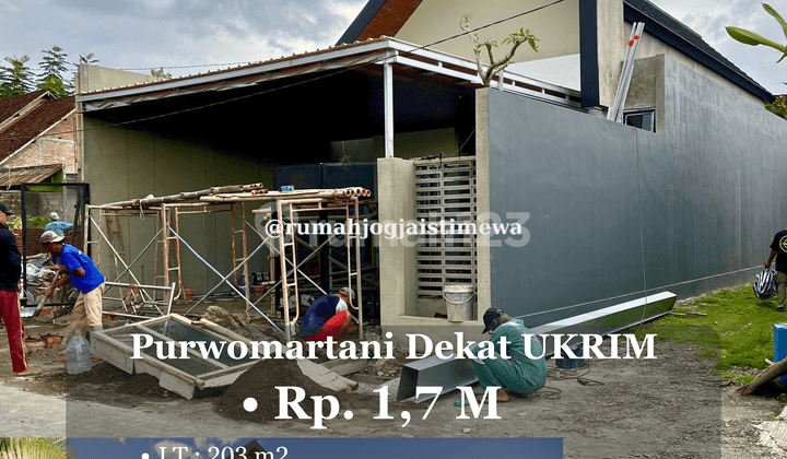 New House With Large Land in Sleman Purwomartani Kalasan