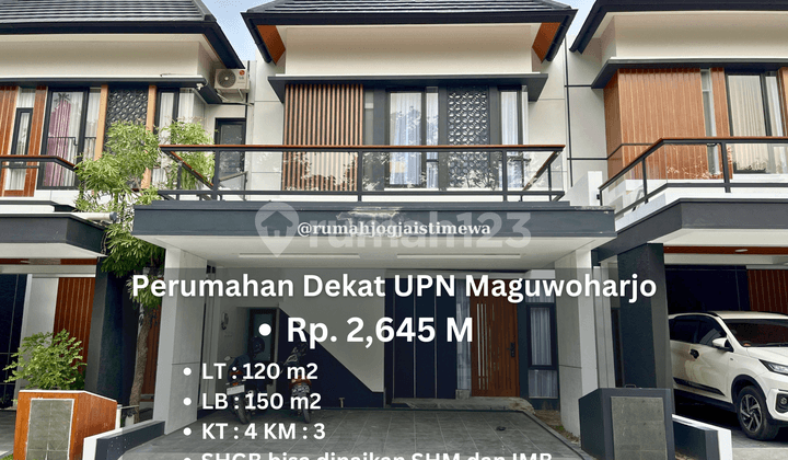 Rumah Baru Dalam Perumahan Maguwoharjo Dekat Amikom Dan Upn