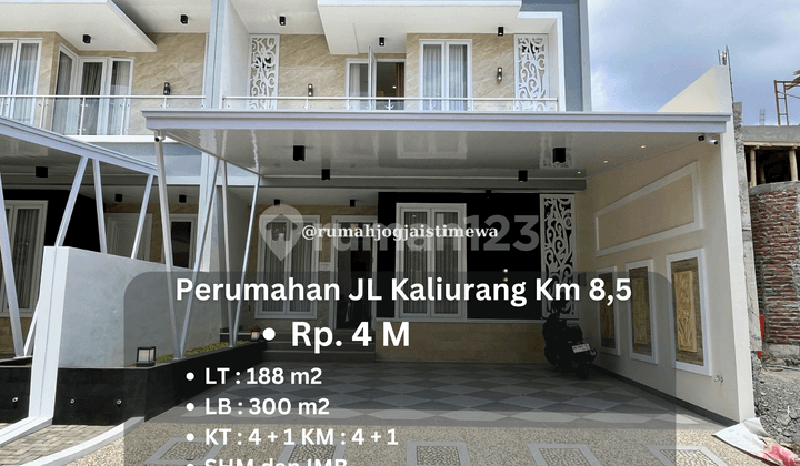 Rumah Baru Full Furnished Dalam Perumahan di Jl Kaliurang Km 8,5