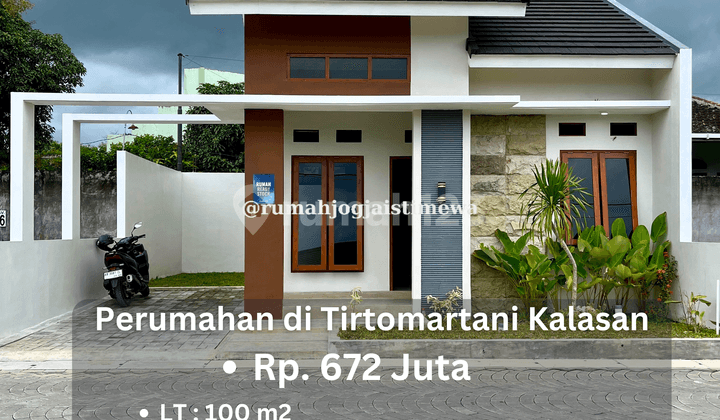 Rumah Baru Dalam Perumahan Desain Modern di Tirtomartani Kalasan