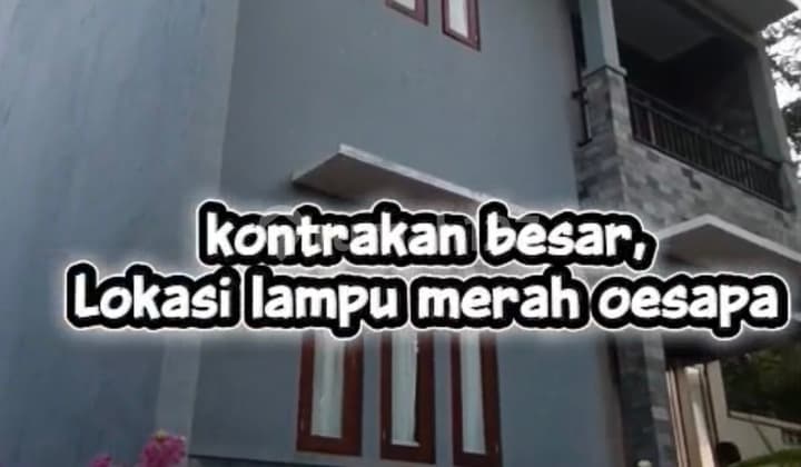 RUMAH BESAR DISEWAKAN