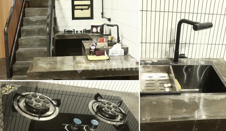 Dijual Rumah Cantik Industrial Modern Siap Huni di Nusa Loka BSD Desain Estetik