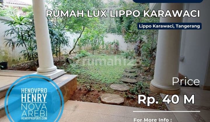 RUMAH LUX TAMAN GOLF LOKASI ELIT AREA GOLF LIPPO KARAWACI