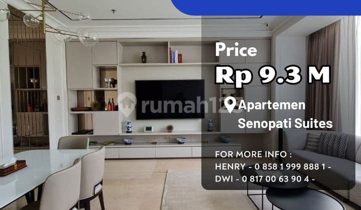Senopati Suites Best Price 2+1 BR Unit Price Drop Must Buy