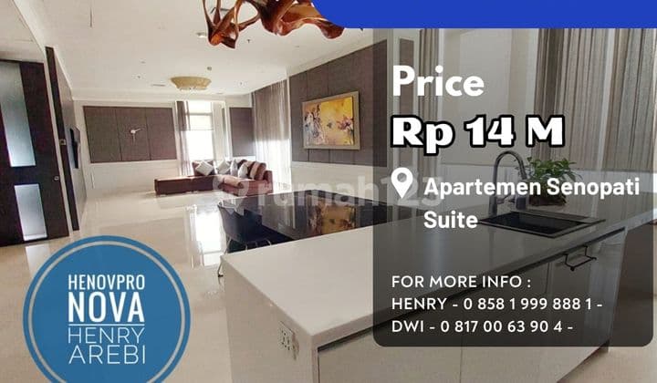 Turun Harga Senopati Suites Best View Unit 3+1 BR