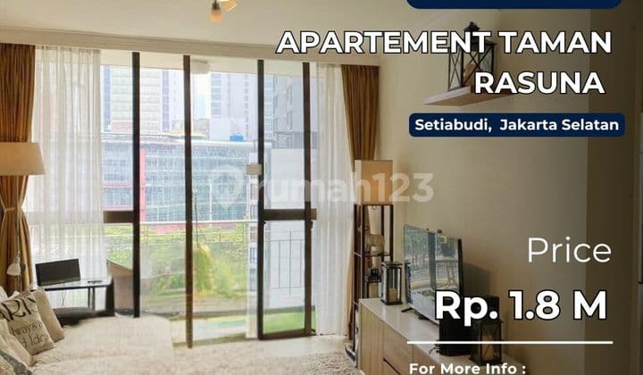 Taman Rasuna Unit 3+1BR Epic View Epicentrum Sdh Renov