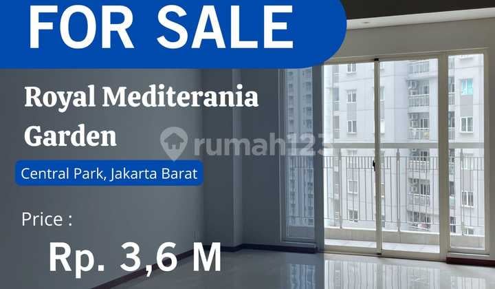 For Sale 3BR Unit Renovated Pool View Royal Mediterania Garden