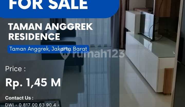 Dijual Cepat 2BR City Harga TURUN HARGA Taman Anggrek Residences