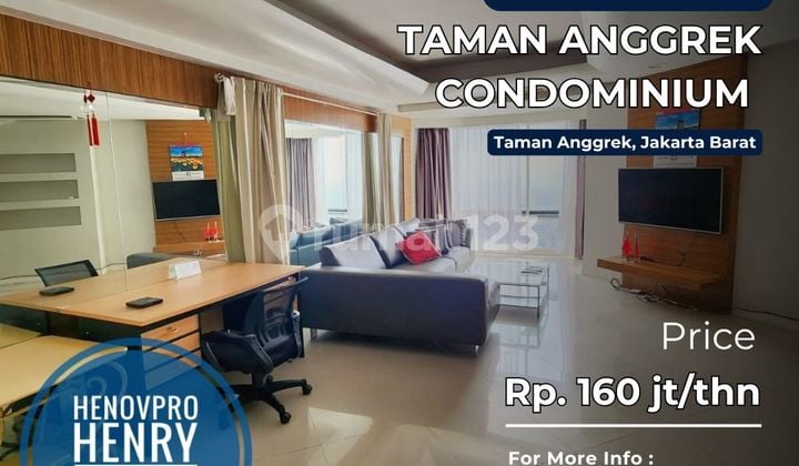 Taman Anggrek Unit 3+1BR Full Furnish Best City View