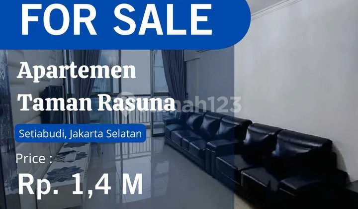 JUAL RUGI Taman Rasuna Unit 3+1BR City Dibawah NJOP
